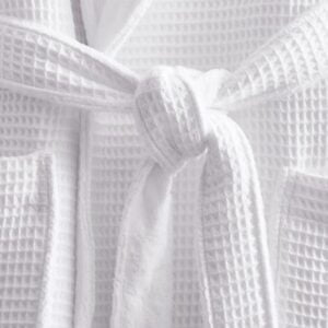 Alternative view of Halat pentru sauna Cotton gofrat, 100% bumbac, alb, XXL