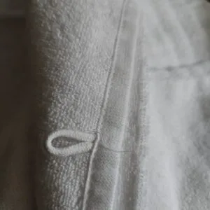 Alternative view of Prosop alb, GREEK BORDER, bumbac 100%, dimensiunea 70x140cm, pentru dus, 500gr/mp