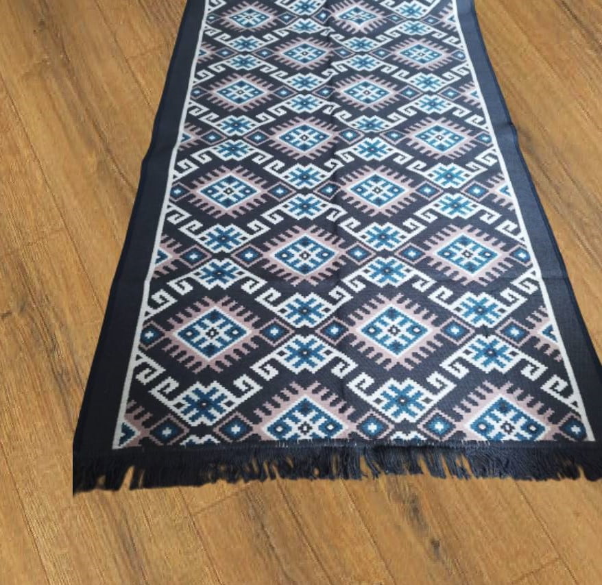 Covor tesut, din bumbac, dimensiunea 100x400cm, H&H01 - imagine 9