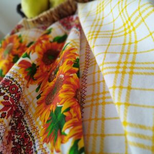 Fata de masa din bumbac, cu motive traditionale 160x160 cm cod0012 - imagine 5