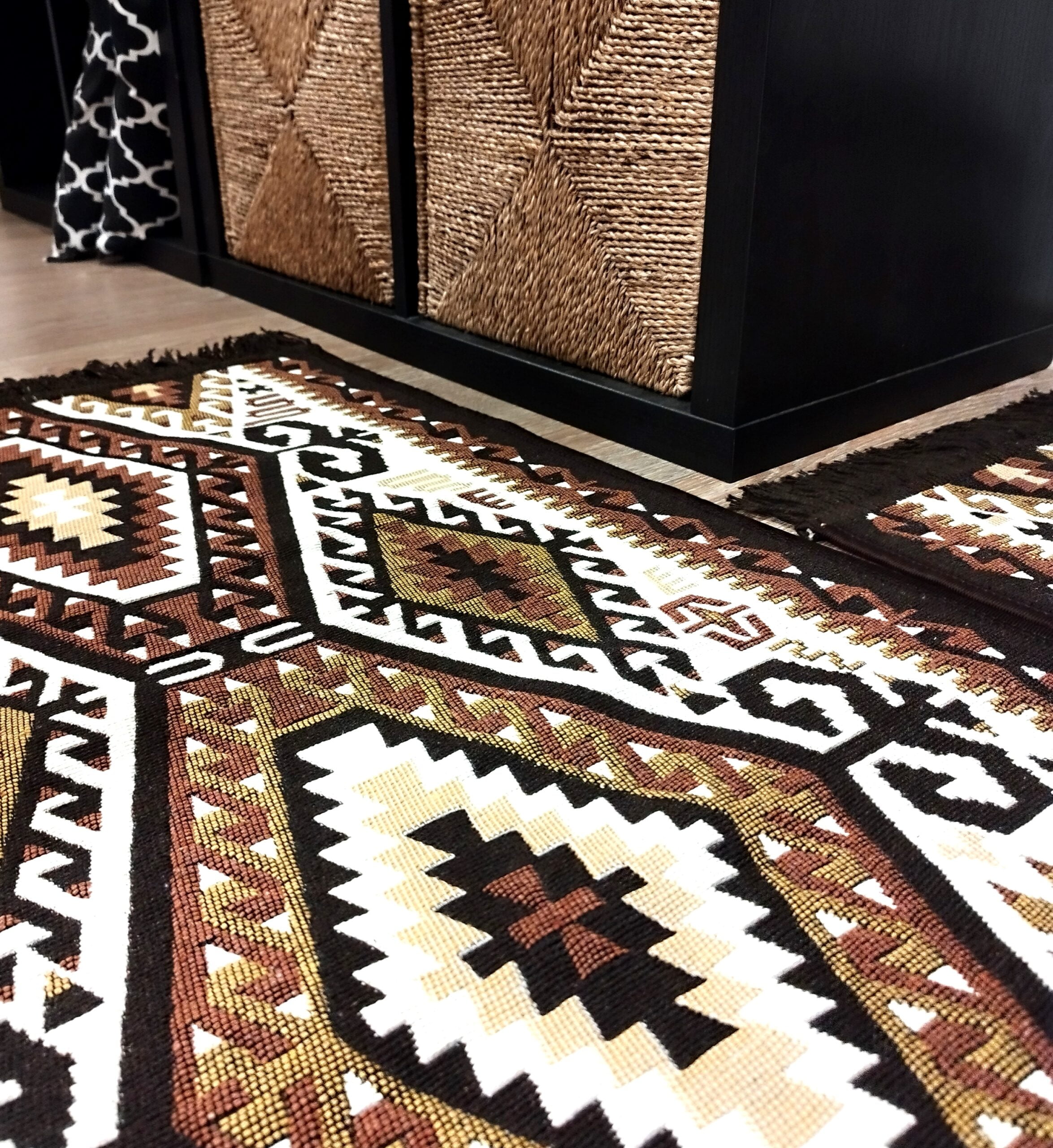 1+1 Covoare traditionale, cu doua fete, dimensiunea 60x90cm H&H34 - imagine 3