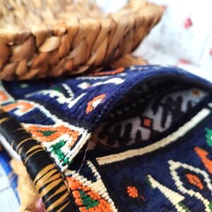 Obiect decorativ, cu 3 buzunare, model traditional Bleumarin TR06 - imagine 4