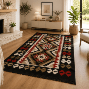Covor traditional, cu doua fete, dimensiunea 120x180cm  H&H61