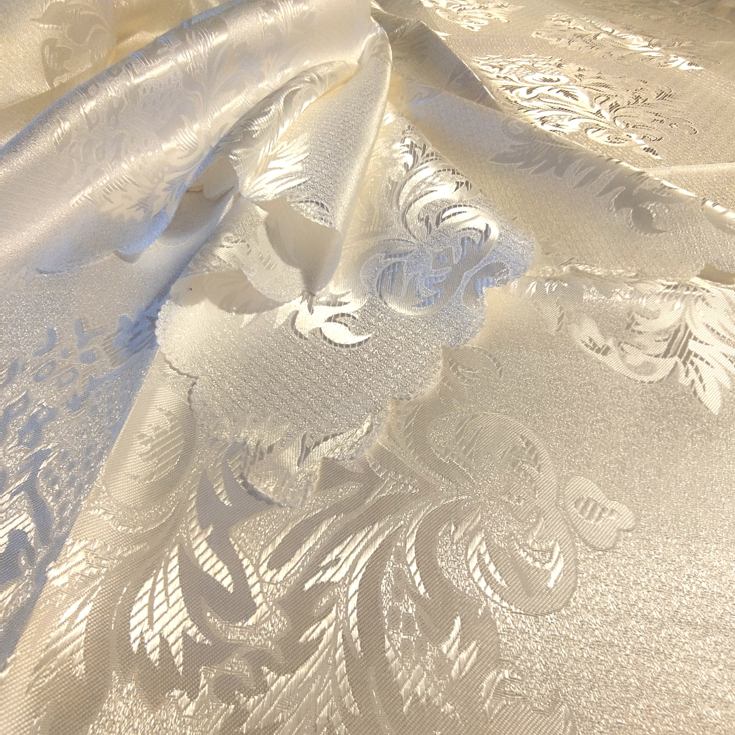 Fata de masa Jaquard, dimensiune 140x180 cm Crem - imagine 5