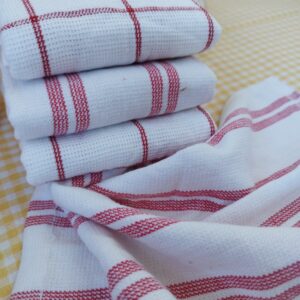 Set 4 prosoape pentru bucatarie, bumbac 100%, dimensiune 30x30cm Happy time 005 - imagine 2