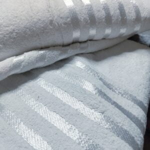 Set 2 Prosoape albe, bumbac 100%, dimensiunea 60x90cm, 400gr/mp Soft - imagine 3