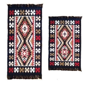 1+1 Covoare traditionale, cu doua fete, dimensiunea 60x90cm+ 120x180cm H&H61