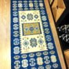 Covor traditional, tesut, cu doua fete, iuta, dimensiunea 80x120cm H90