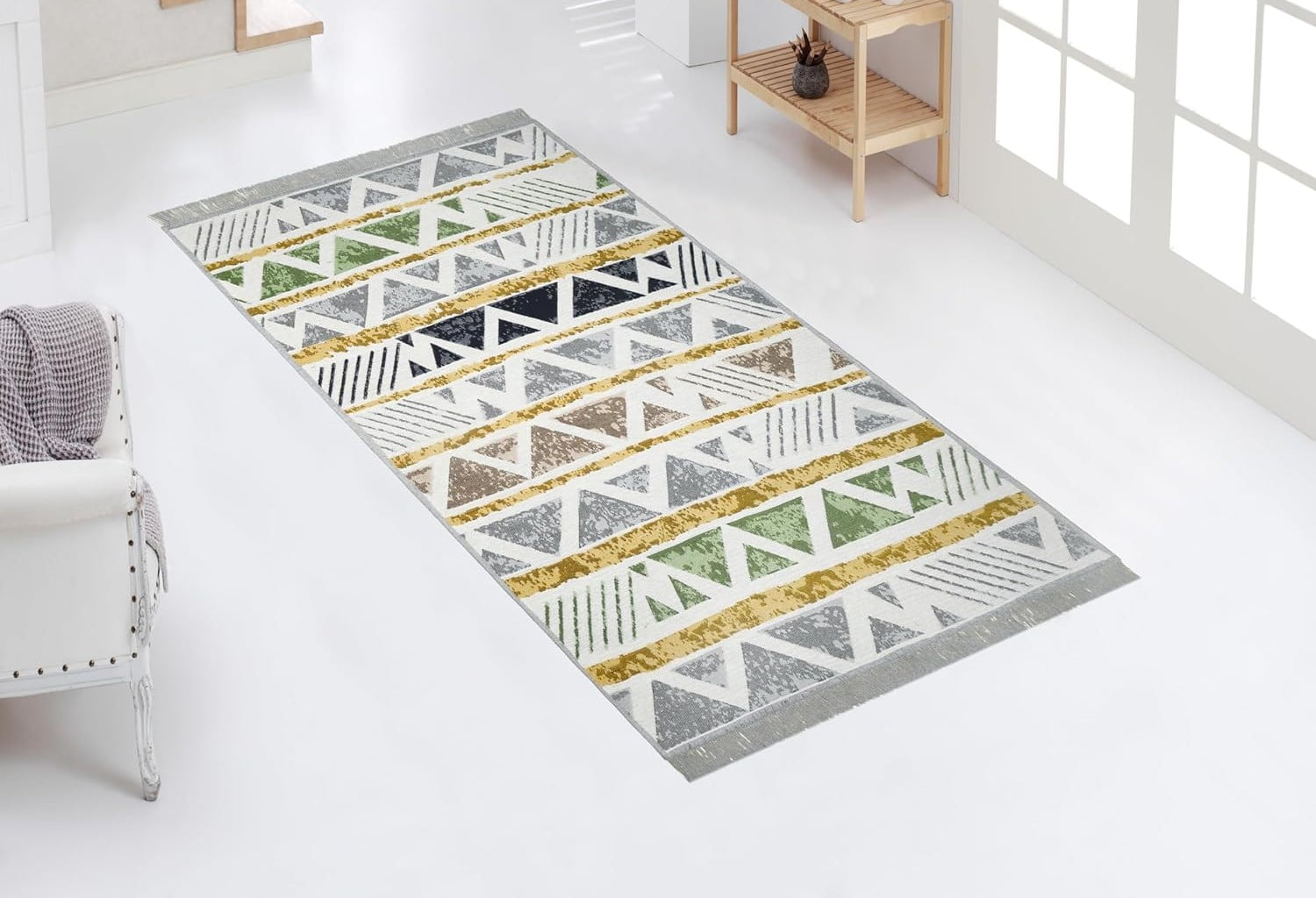 Covor tesut cu doua fete, dimensiunea 80x120cm H&H165 - imagine 2