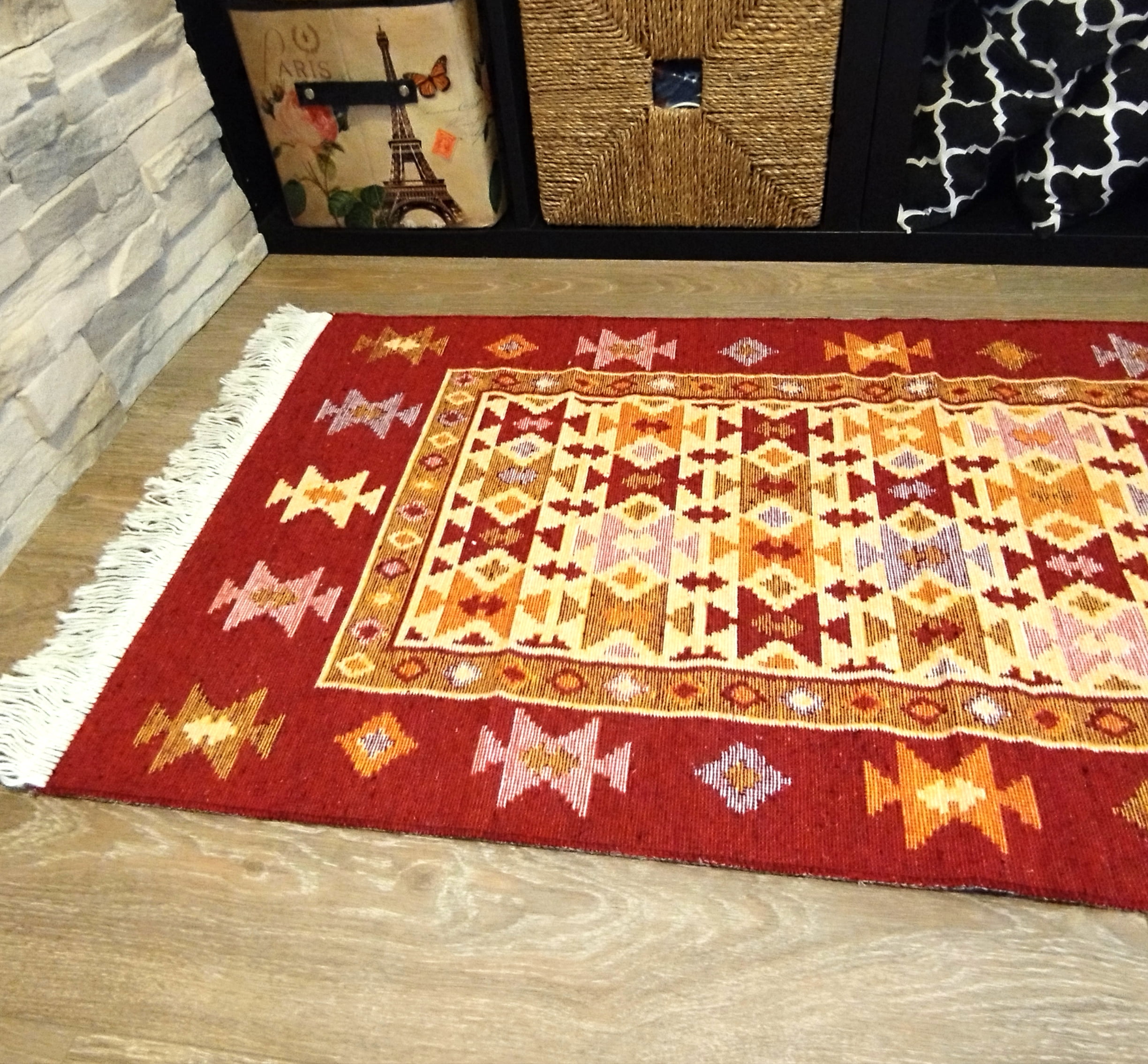 Covor tesut, cu doua fete, dimensiunea 80x120cm H&H93C - imagine 3