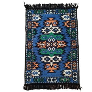 Covor model geometric, cu doua fete, dimensiunea 60x90cm  GM05