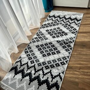Covor traditional, cu doua fete, dimensiunea 60x125cm  COTON06B - imagine 3