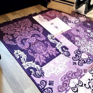 Covor tesut, cu doua fete, dimensiunea 120x180cm  H&H64B - imagine 2