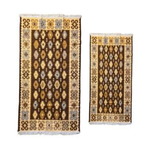 1+1 Covoare tesute, cu doua fete, dimensiunea 120x180cm+60X120cm  H&H91AB