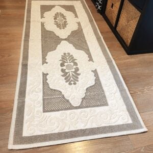 Alternative view of Covor tesut bumbac, dimensiunea 60x120cm Capucino, cod CB229