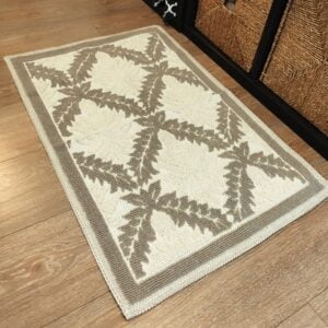 Covor tesut bumbac, dimensiunea 55x85cm Capucino, cod CB227