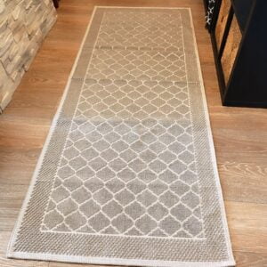 Alternative view of Covor tesut bumbac, dimensiunea 80x200cm Capucino, cod CB228