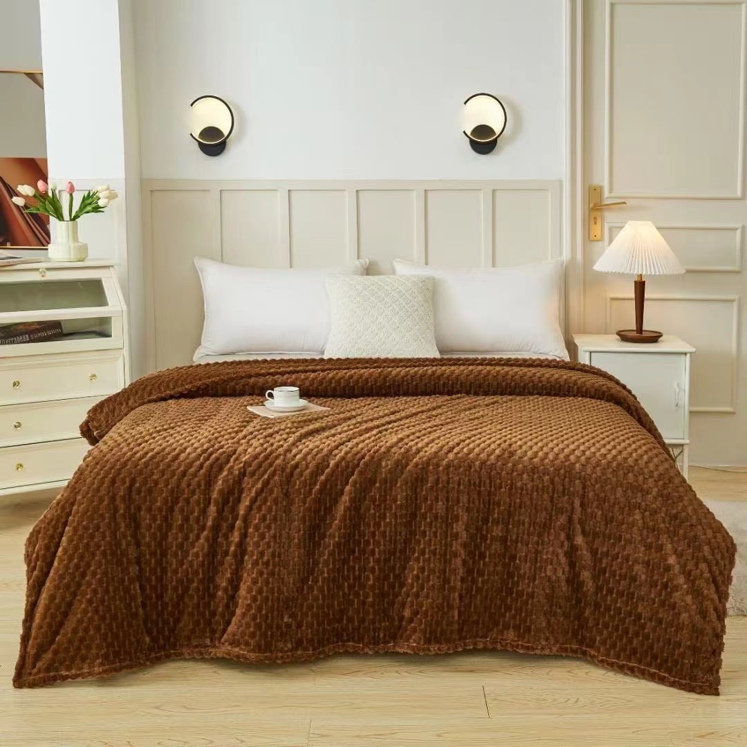 Patura pufoasa, COCOLINO 200x240cm - Gofre Maro