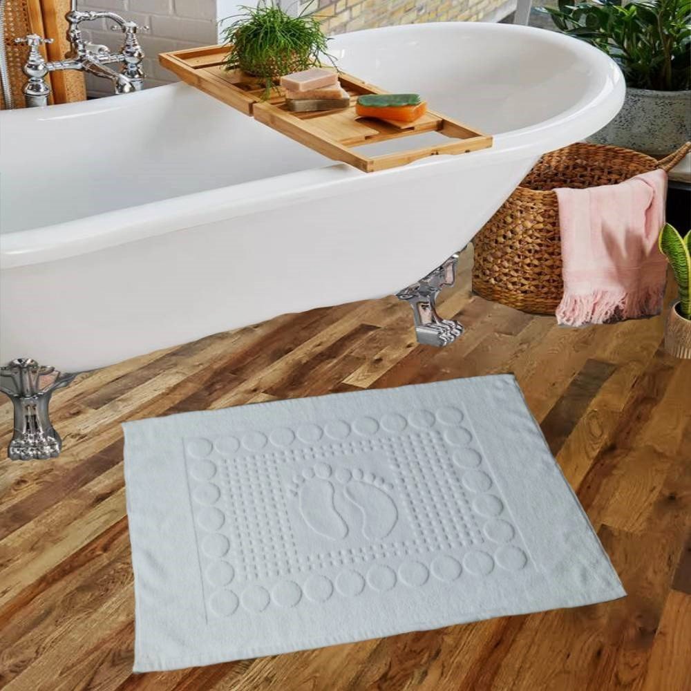Prosop alb, bumbac 100%, dimensiunea 50x80cm, pentru picioare, 600gr/mp