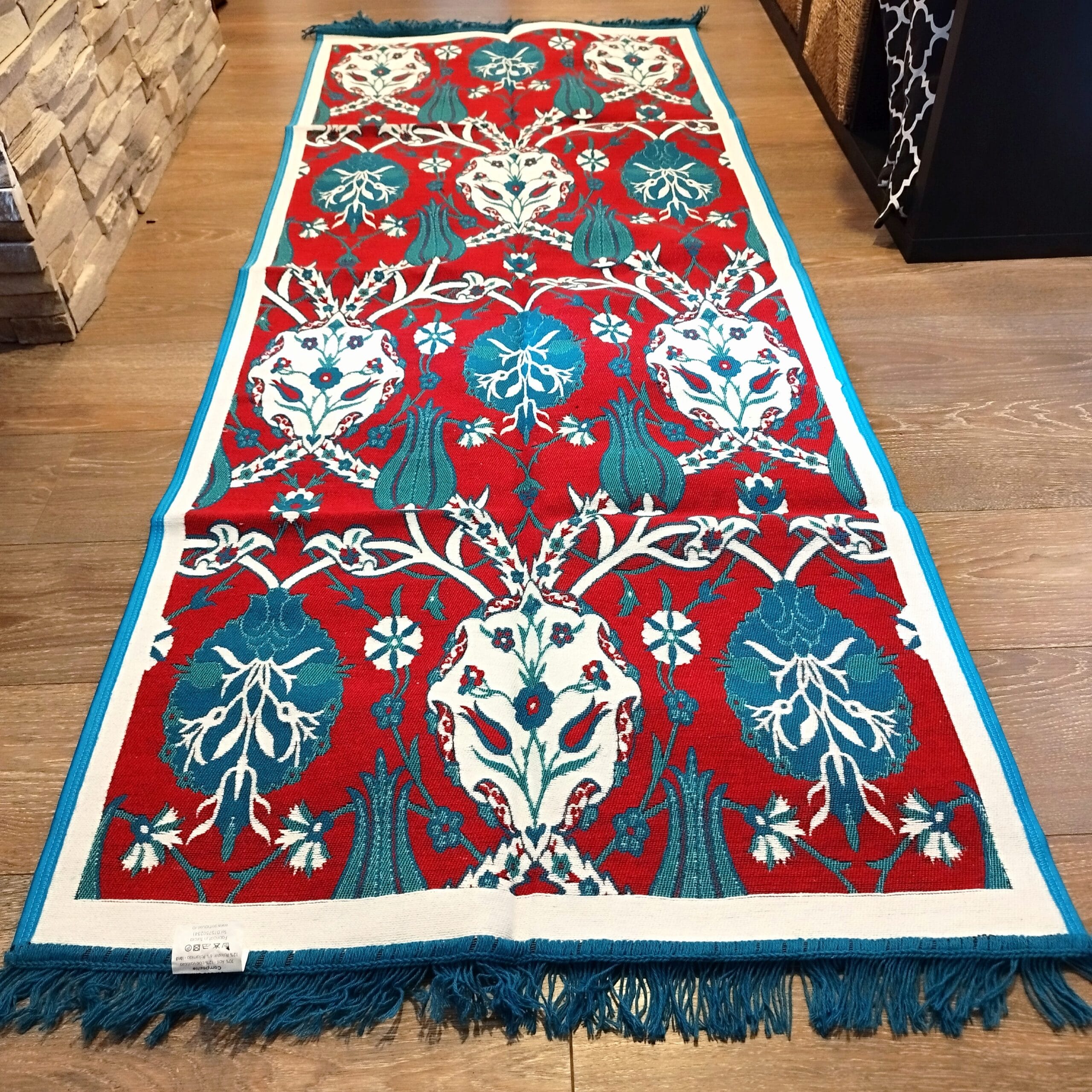 Covor tesut, cu doua fete, dimensiunea 80x150cm H&H101 - imagine 3