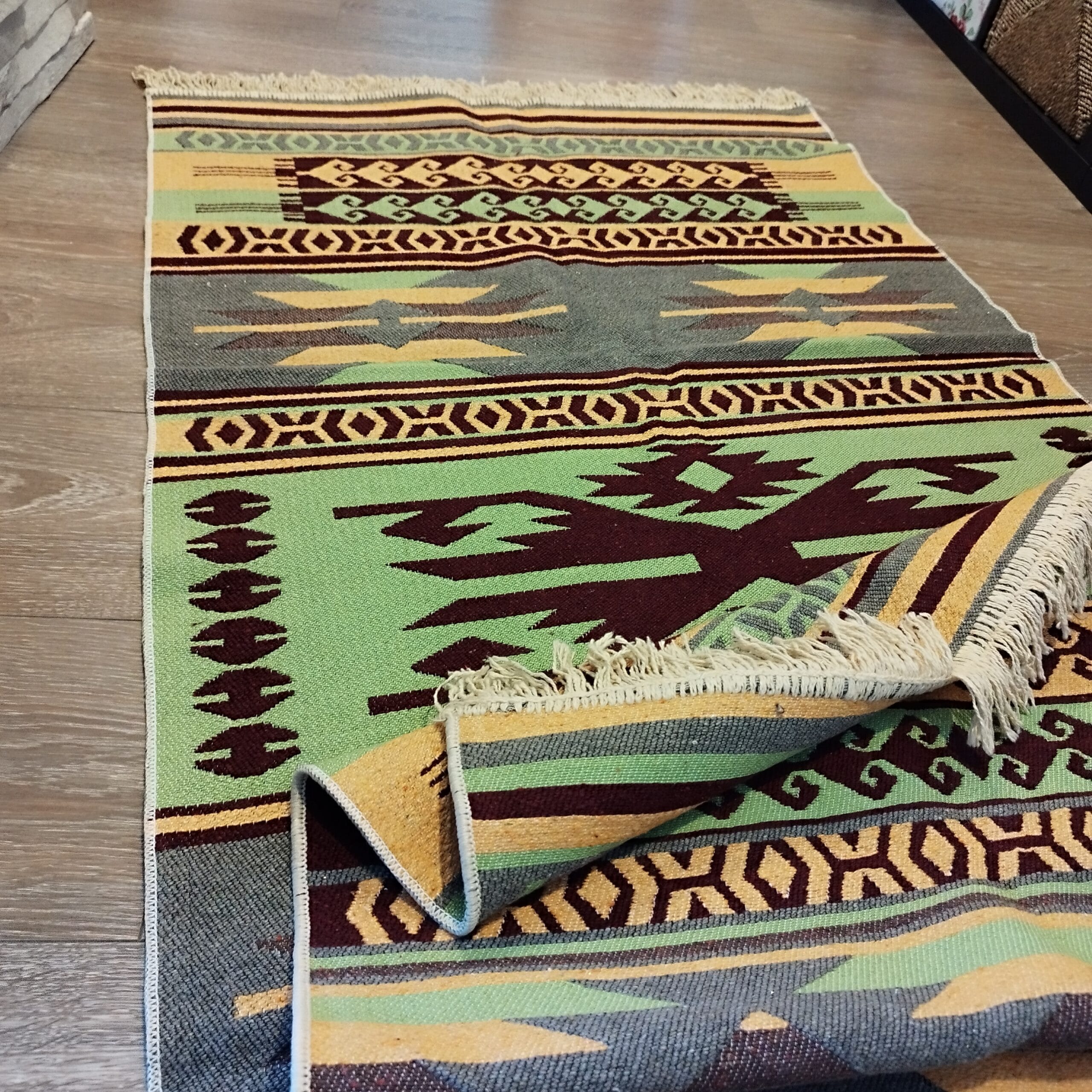 Covor tesut, cu doua fete, dimensiunea 80x200cm H&H305 - imagine 3