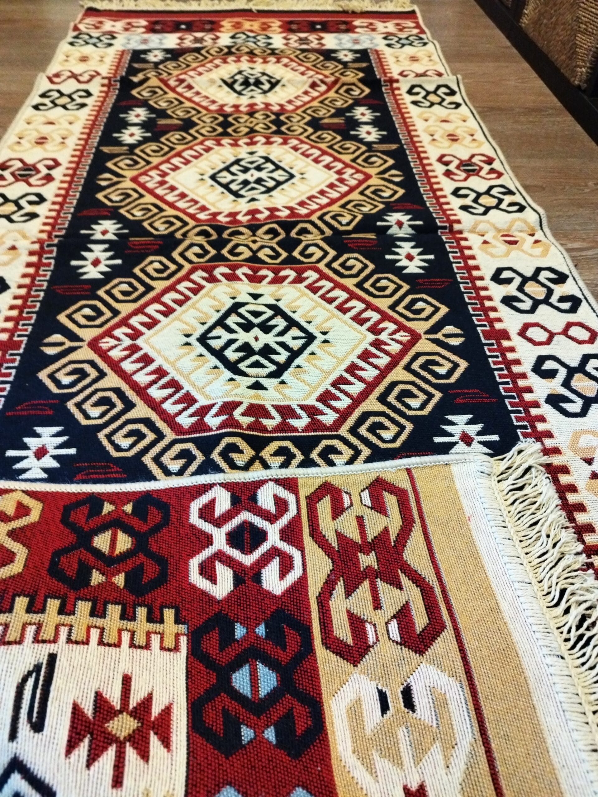 Covor tesut, cu doua fete, dimensiunea 80x200cm H&H307 - imagine 2