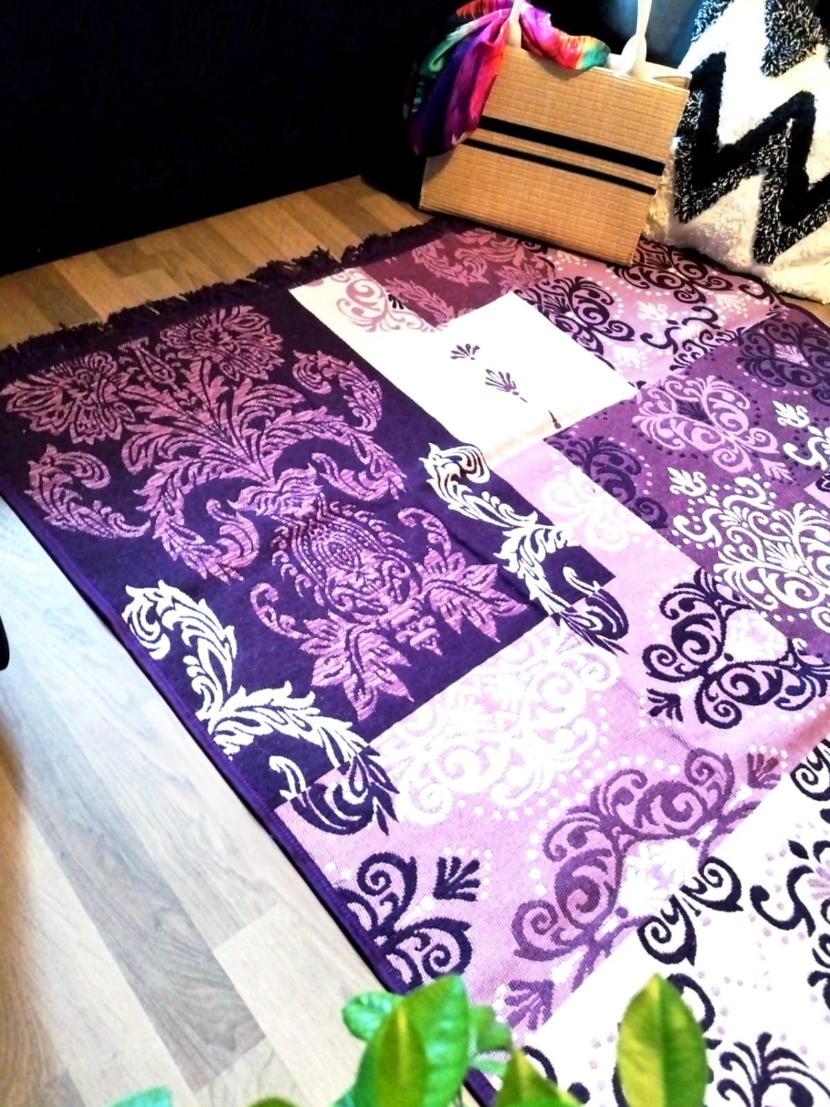 Covor tesut cu doua fete, dimensiunea 140x215cm H&H67A - imagine 2