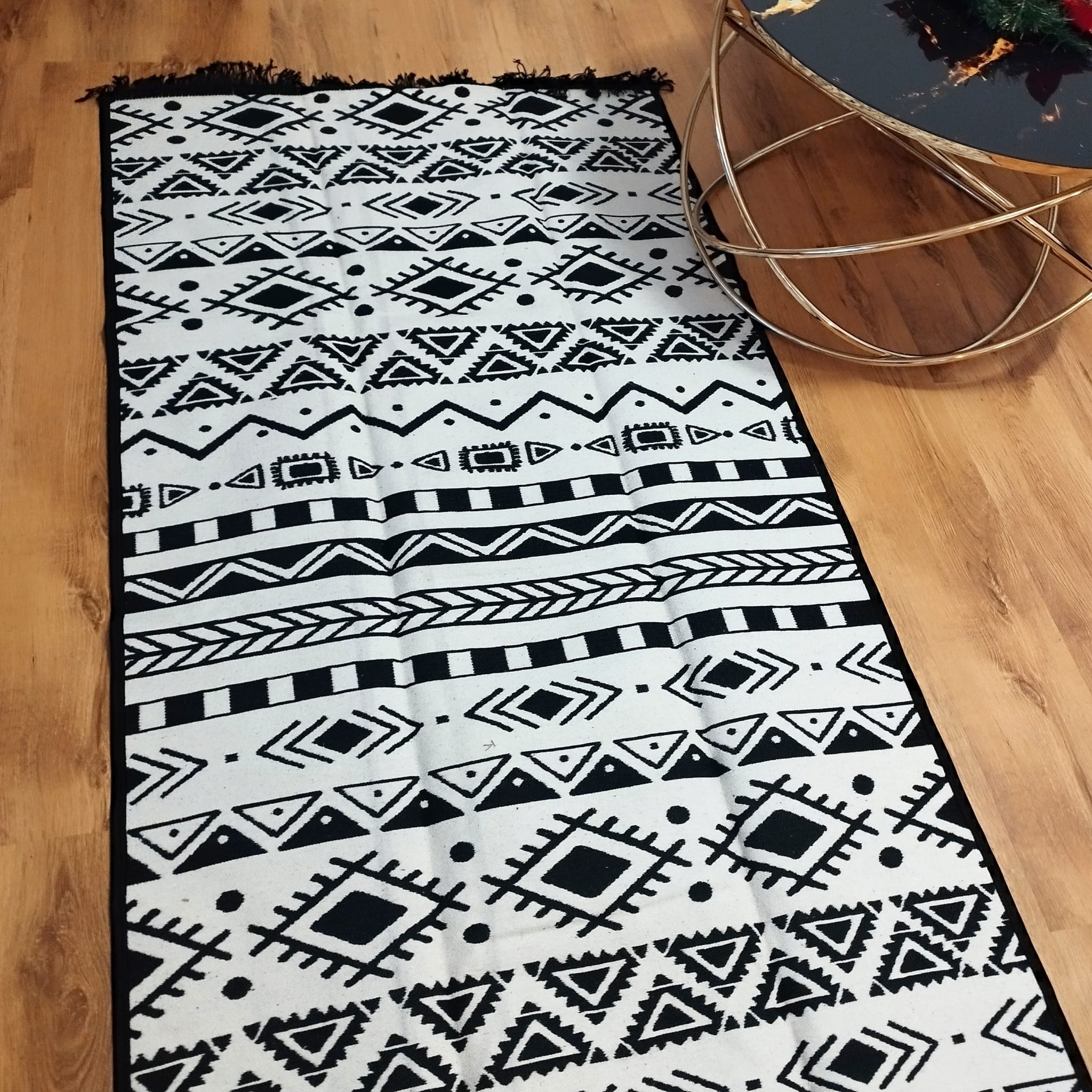 Covor tesut, cu doua fete, dimensiunea 100x300cm H&H118 - imagine 4