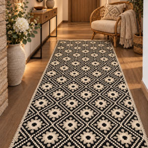 Covor traditional, cu doua fete, dimensiunea 80x200cm  COTON02B