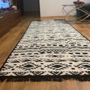 Covor tesut, cu doua fete, dimensiunea 100x300cm H&H118 - imagine 2