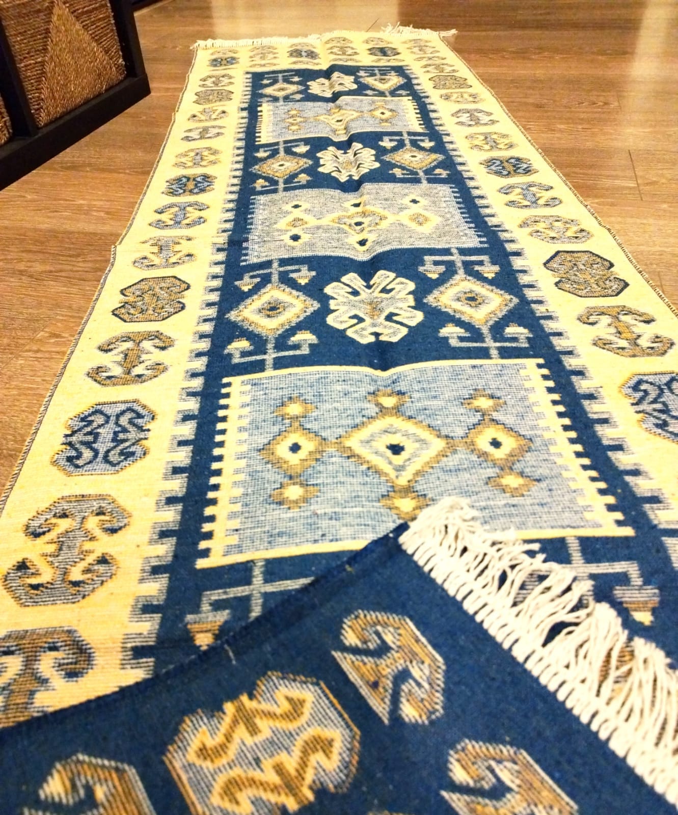 Covor tesut, cu doua fete, dimensiunea 60x200cm H&H92 - imagine 2