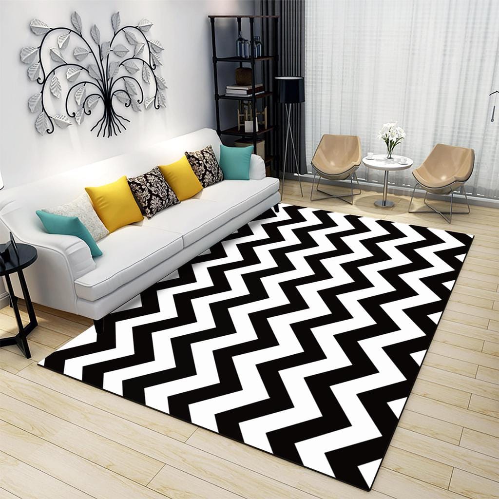 Covor tesut, cu doua fete, dimensiunea 160x250cm H&H114 - imagine 2