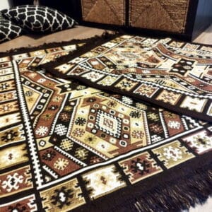 Covor traditional, cu doua fete, dimensiunea 200x300cm H&H106 - imagine 2
