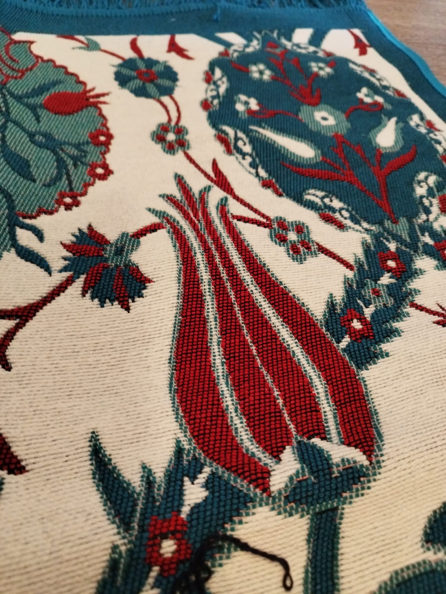 Covor tesut, cu doua fete, dimensiunea 80x150cm H&H101 - imagine 5