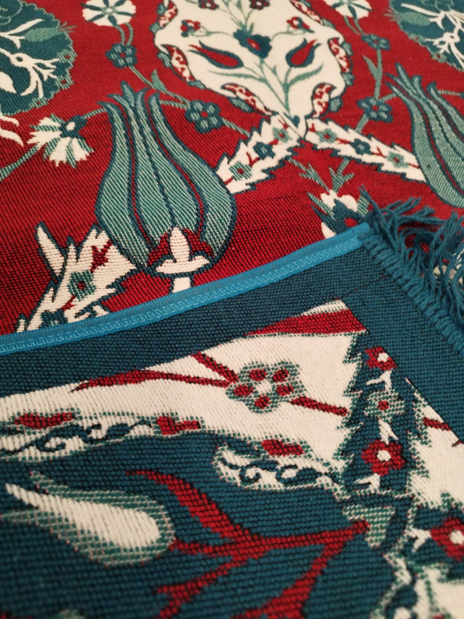 Covor tesut, cu doua fete, dimensiunea 80x150cm H&H101 - imagine 8