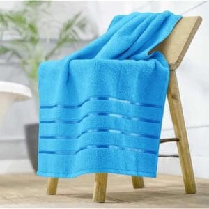 Set 4 Prosoape bumbac 100%, albastru, dimensiunea 50x90cm 400gr/mp Casabella - imagine 2