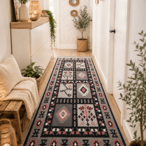 Covor traditional, cu doua fete, dimensiunea 80x200cm  H&H46