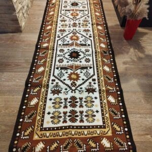 Covor traditional, cu doua fete, dimensiunea 80x300cm H&H1077
