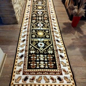 Covor traditional, cu doua fete, dimensiunea 80x300cm H&H1078