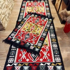 1+1 Covoare tesute, cu doua fete, dimensiunea 60x90cm+80x200cm  H&H104