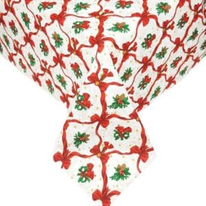 Fata de masa Craciun, din bumbac, dimensiune 150×180 cm Christmas 26