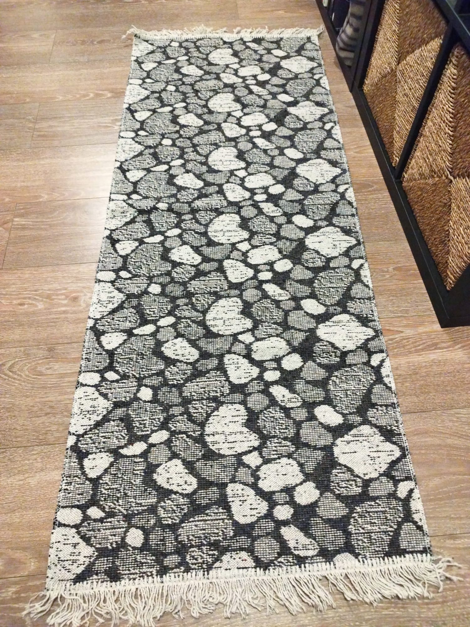 1+1 Covoare, dimensiunea 60x150cm, gri model Geometric2 - imagine 2