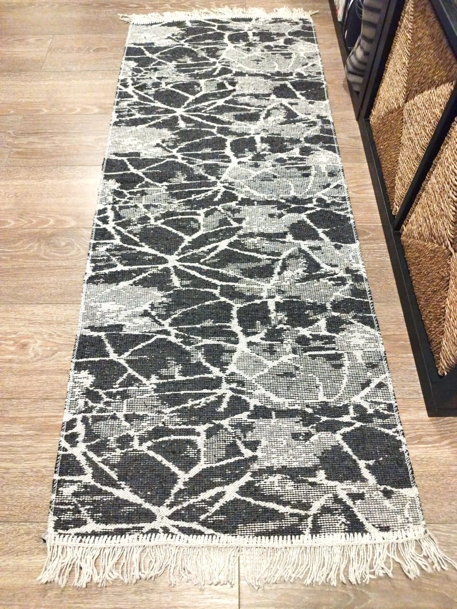 1+1 Covoare, dimensiunea 60x150cm, gri model Geometric3 - imagine 3