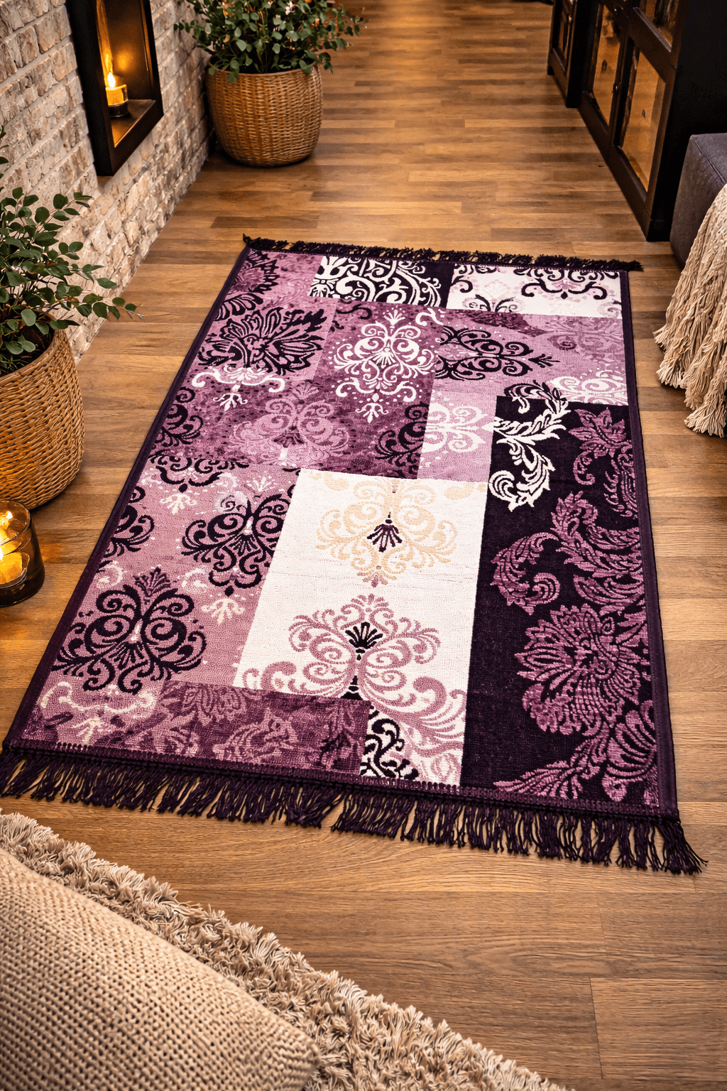 Covor tesut cu doua fete, dimensiunea 80x120cm H&H67