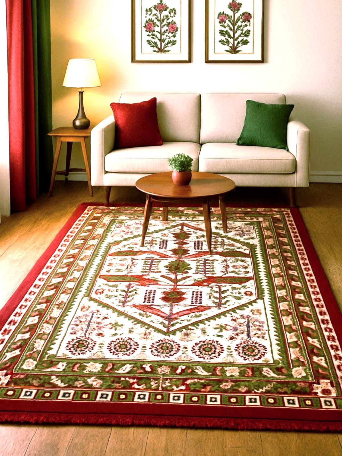 Covor traditional, cu doua fete, dimensiunea 160x250cm H&H307