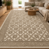 Covor tesut bumbac, dimensiunea 120x180cm Capucino, cod CB226