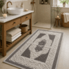Covor tesut bumbac, dimensiunea 60x120cm Capucino, cod CB229