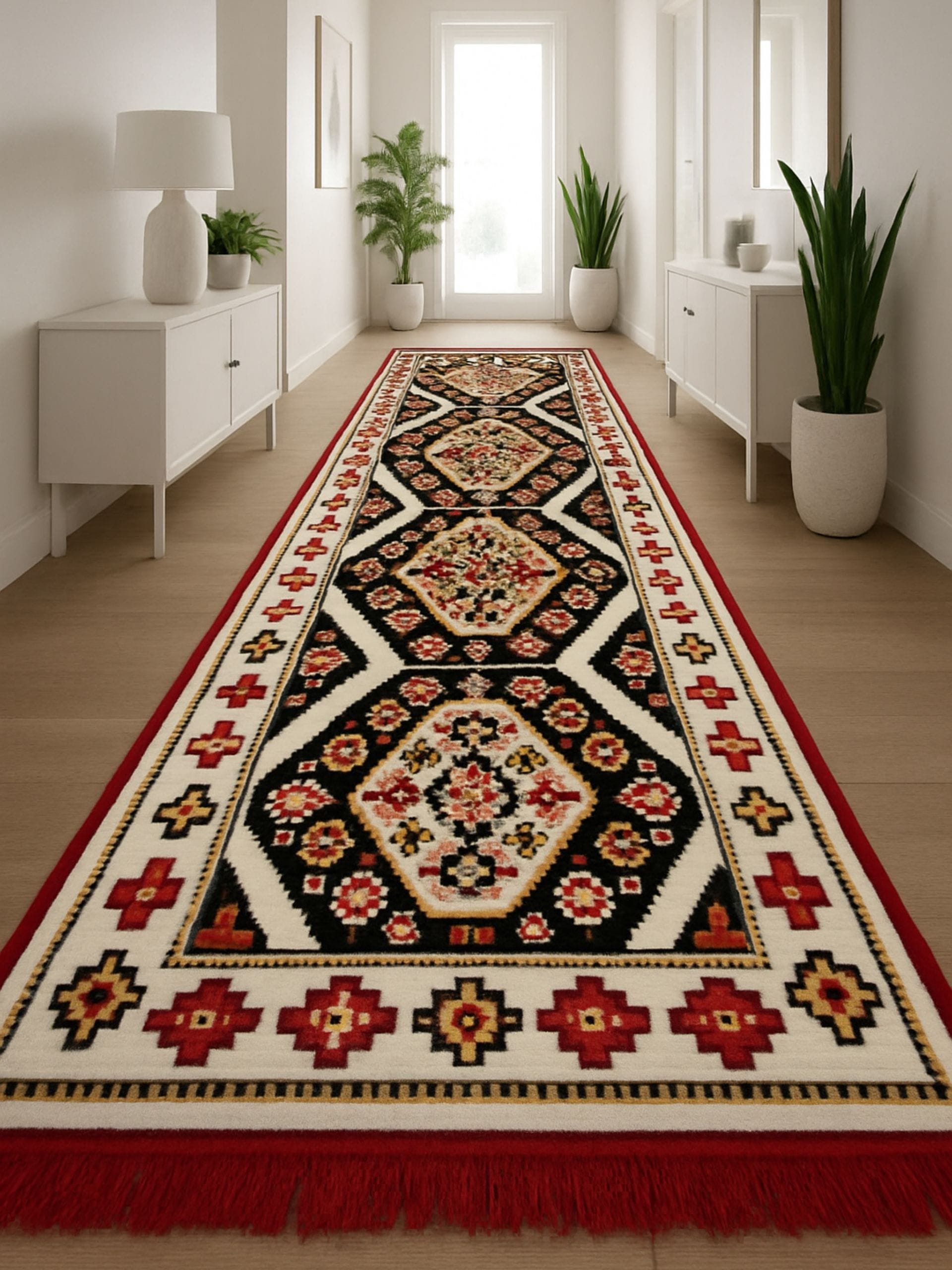 Covor tesut, cu doua fete, dimensiunea 80x300cm H&H1079