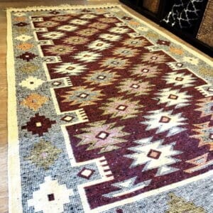 Alternative view of Covor traditional, dimensiunea 180x280cm, maro si crem, model RUSTIC