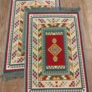 1+1 Covoare traditionale, cu doua fete, dimensiunea 60x90cm H&H502 - imagine 3